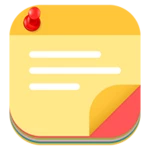 sticky notes android application logo